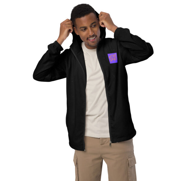 Black Retro Space Windbreaker - Image 2