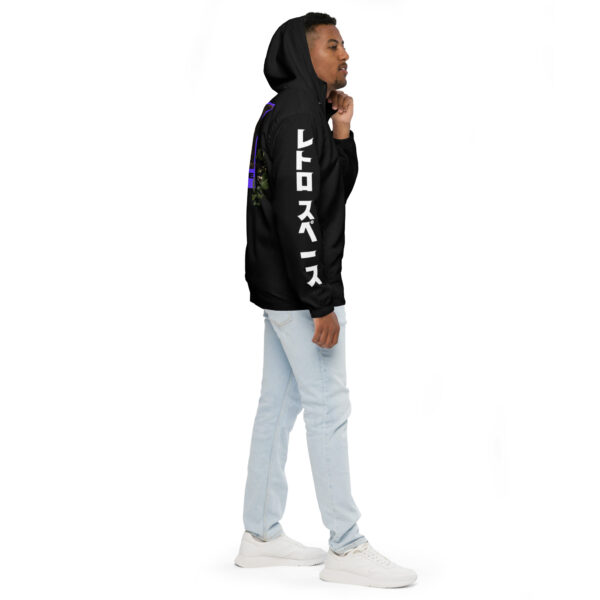 Black Retro Space Windbreaker - Image 6