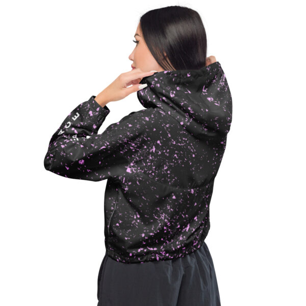 Women’s  Retro Space cropped windbreaker - Image 5