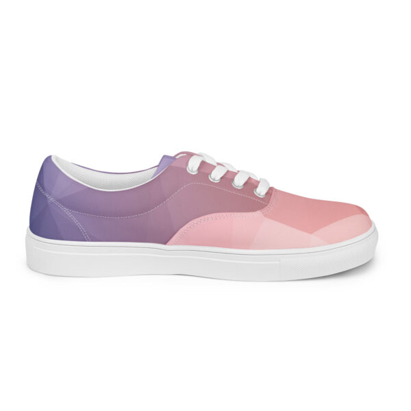 Women’s "Pink Prism" lace-up Retros - Image 4